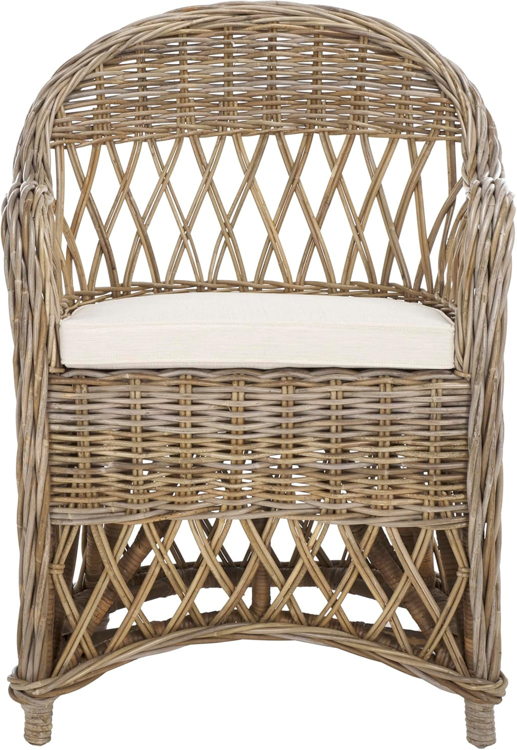 Safavieh Home Collection Inez Natural Wicker Club Chair