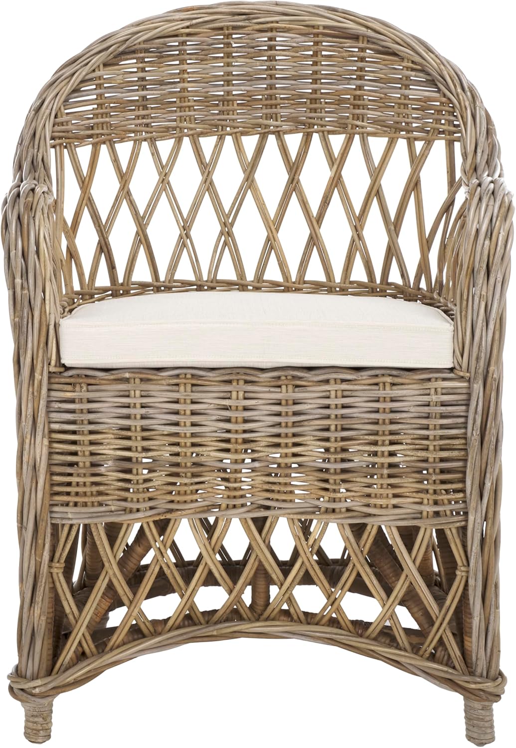 Safavieh Home Collection Inez Natural Wicker Club Chair