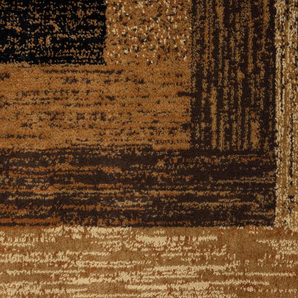 Home Dynamix Royalty Vega Contemporary Geometric Runner Area Rug, Black/Beige, 1'9'x7'2'