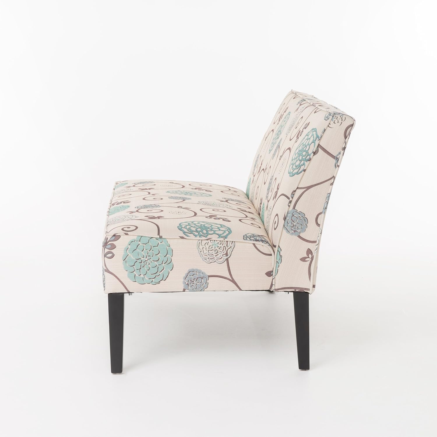 Christopher Knight Home Dejon Fabric Love Seat, White And Blue Floral