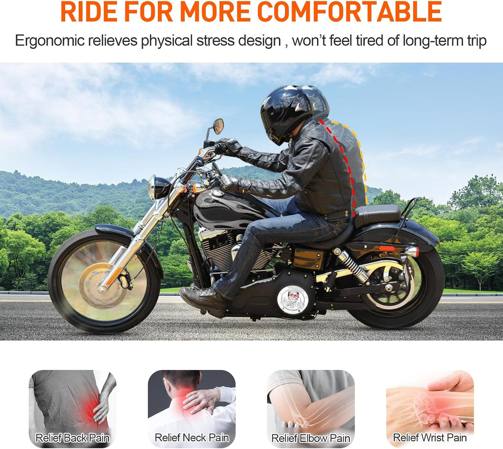 Aluminum CNC straight-type universal handle lift frame, suitable for Harley, Dyna Softail Sportster low rider models, Fat Street Bob FLSL FXBB FXBR FXLRST models (8 inch)