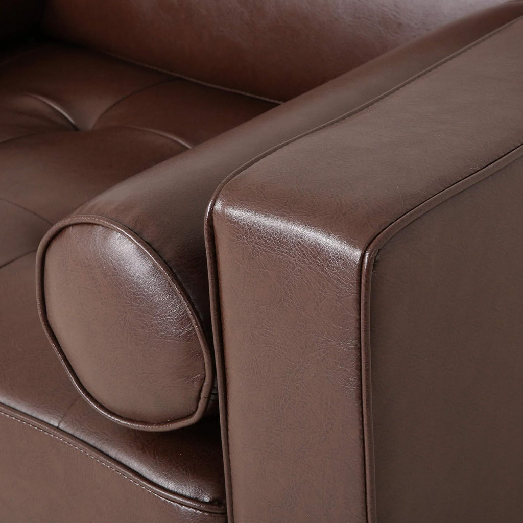 Christopher Knight Home Malinta Club Chair, Medium, Dark Brown + Espresso