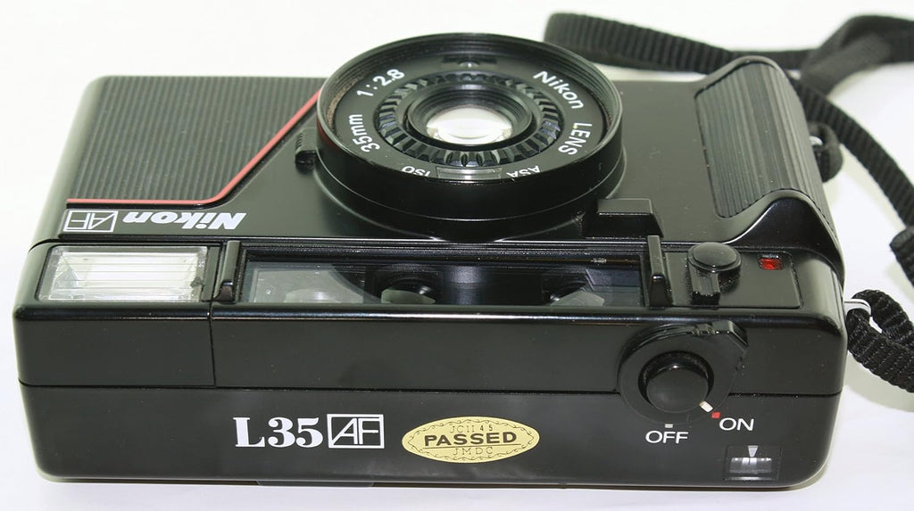 Nikon L35 AF One Touch L35AF Point and Shoot 35MM Film Camera Bulit-in Flash, AF lens, Film loader (Renewed)