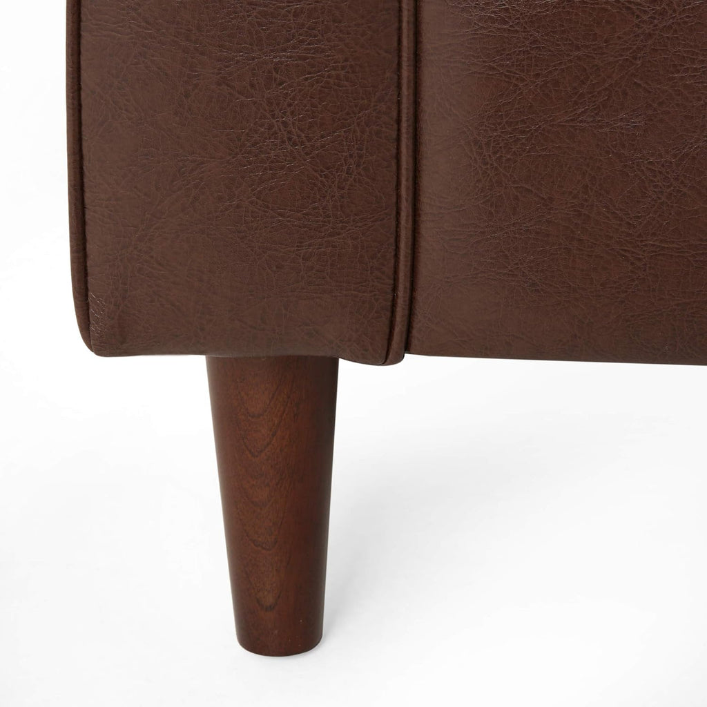 Christopher Knight Home Malinta Club Chair, Medium, Dark Brown + Espresso
