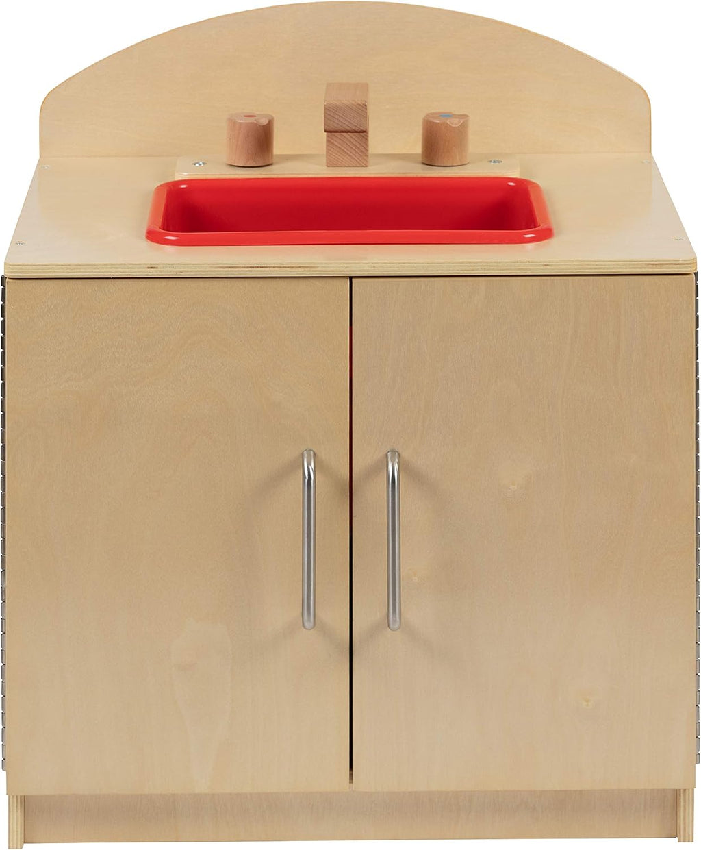 Flash Furniture Hercules Children's Wooden Kitchen Sink for Commercial or Home Use - Safe, Kid Friendly Design