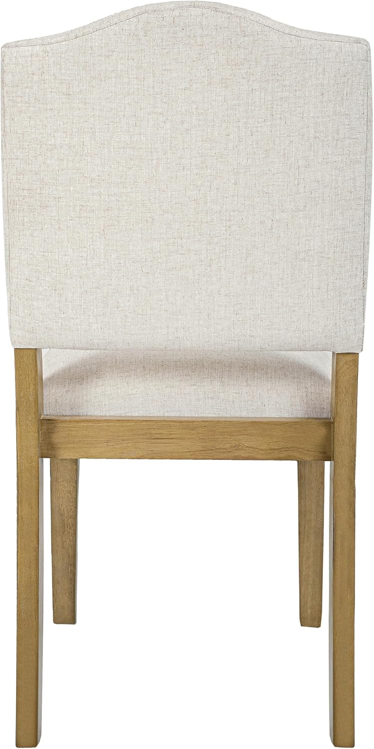 HomePop Open Back Dining Chair - Cream Textured Woven (Single Pack)