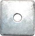 Hard-To-Find Fastener Hot-Dip Galvanized Square Washers, Durable & Secure Stainless Steel Metal Hardware Plates for DIY, Home Improvement, Construction, 5/8 x 3 x 3 x 1/4, Pack of 60