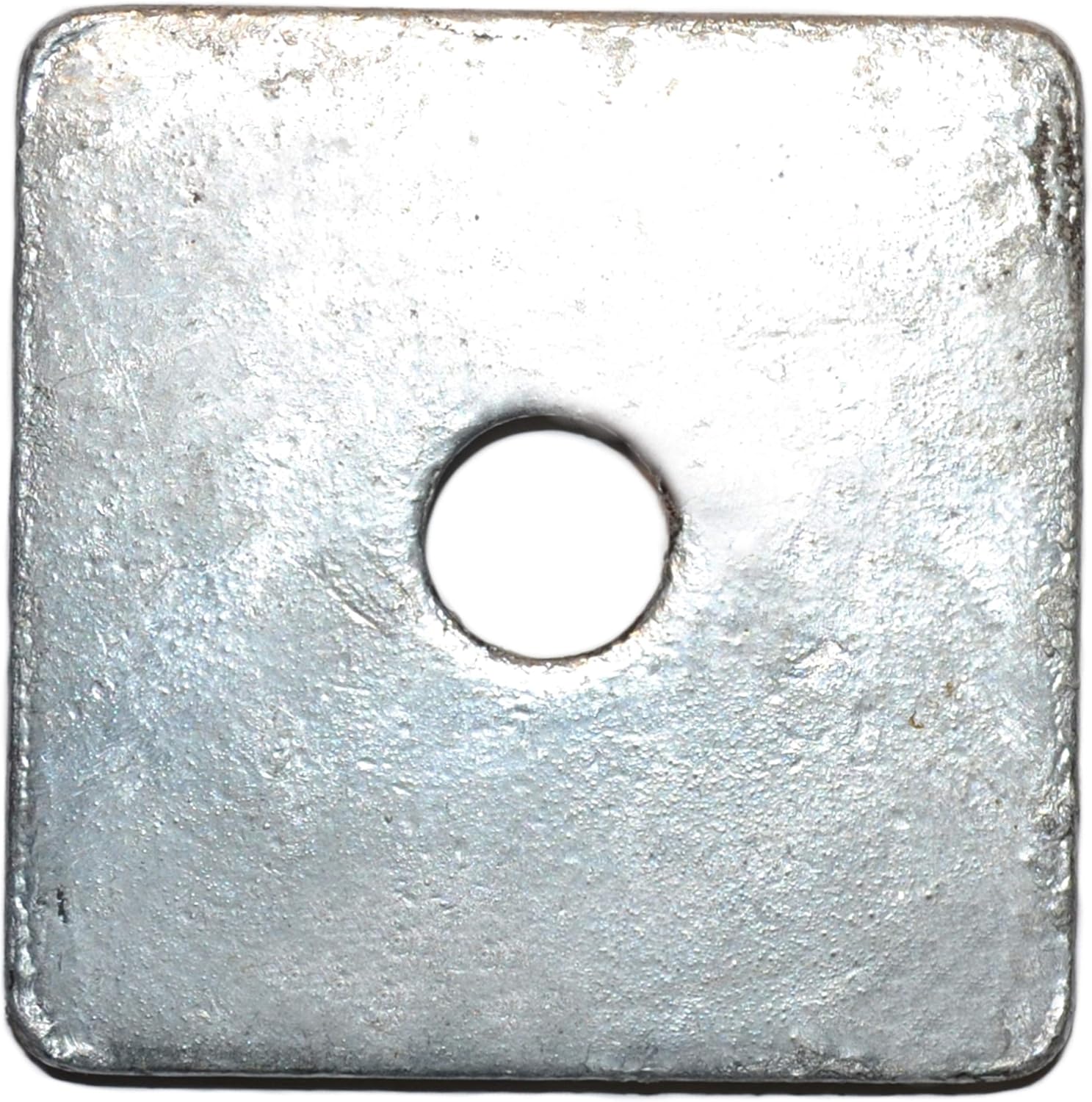 Hard-To-Find Fastener Hot-Dip Galvanized Square Washers, Durable & Secure Stainless Steel Metal Hardware Plates for DIY, Home Improvement, Construction, 5/8 x 3 x 3 x 1/4, Pack of 60
