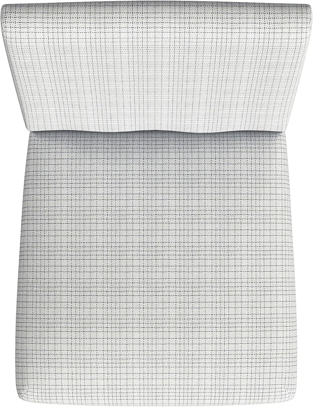 HomePop Classic Parsons Dining Chair - Cream Mini Grid Pattern (Single Pack)
