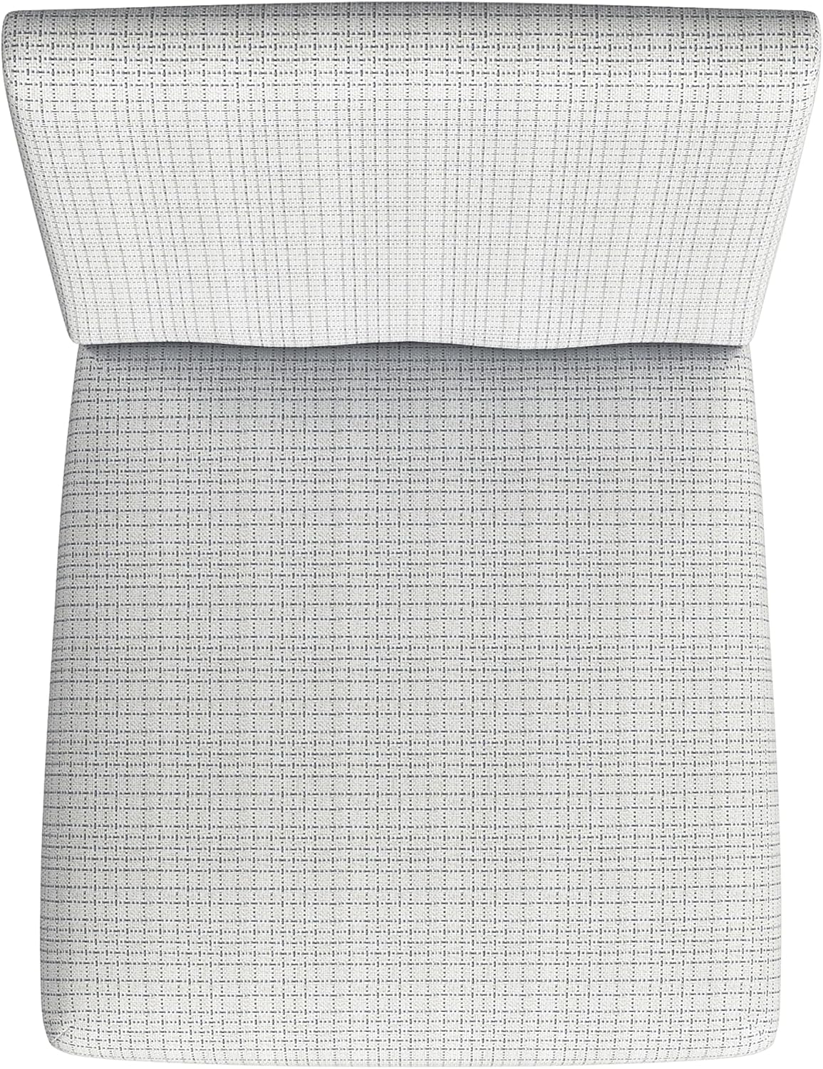 HomePop Classic Parsons Dining Chair - Cream Mini Grid Pattern (Single Pack)