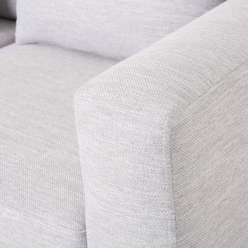 Christopher Knight Home Elliston Sofas, Light Grey + Dark Walnut