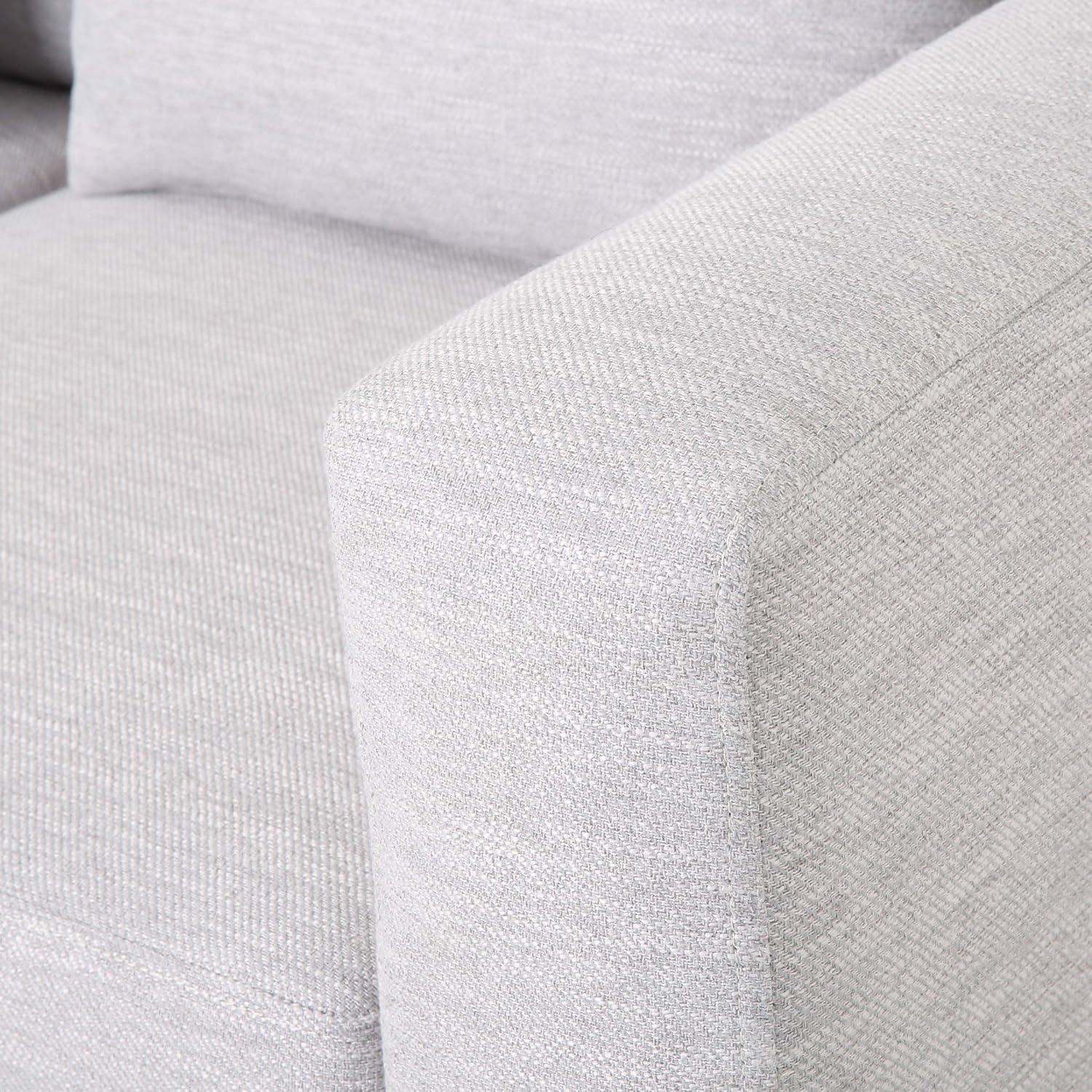 Christopher Knight Home Elliston Sofas, Light Grey + Dark Walnut