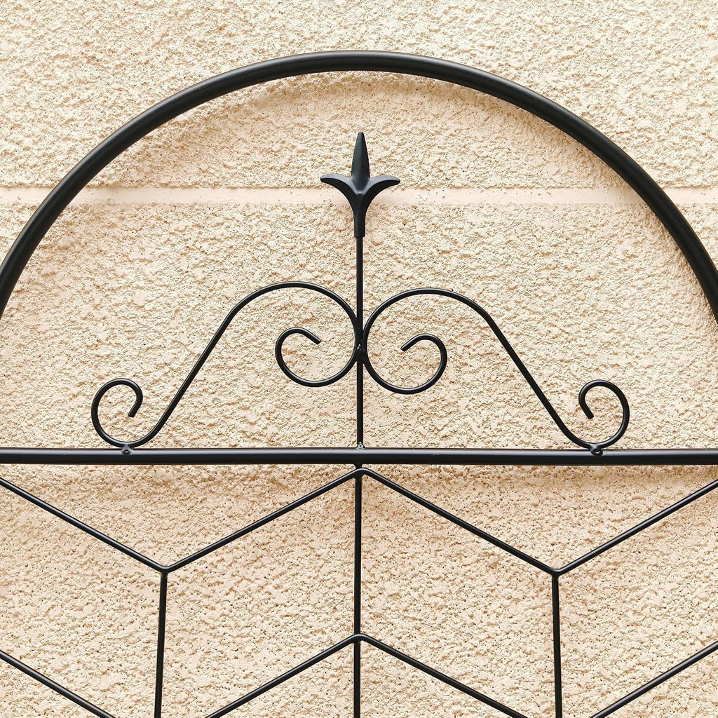 Metal Garden Trellis Plant Support Structure for Outdoor Climbing Flowers Vegetables Vines Sturdy Rustproof Design Enhances Garden Growth Vertical Space Utilization Backyard Gardening Essential Decor