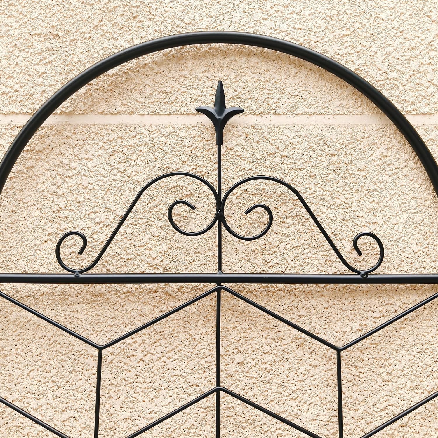 71-Inch Tall Rust-Resistant Metal Plant Support Trellis Panel Set for Outdoor Climbing Vegetables Flowers Vine Gardens