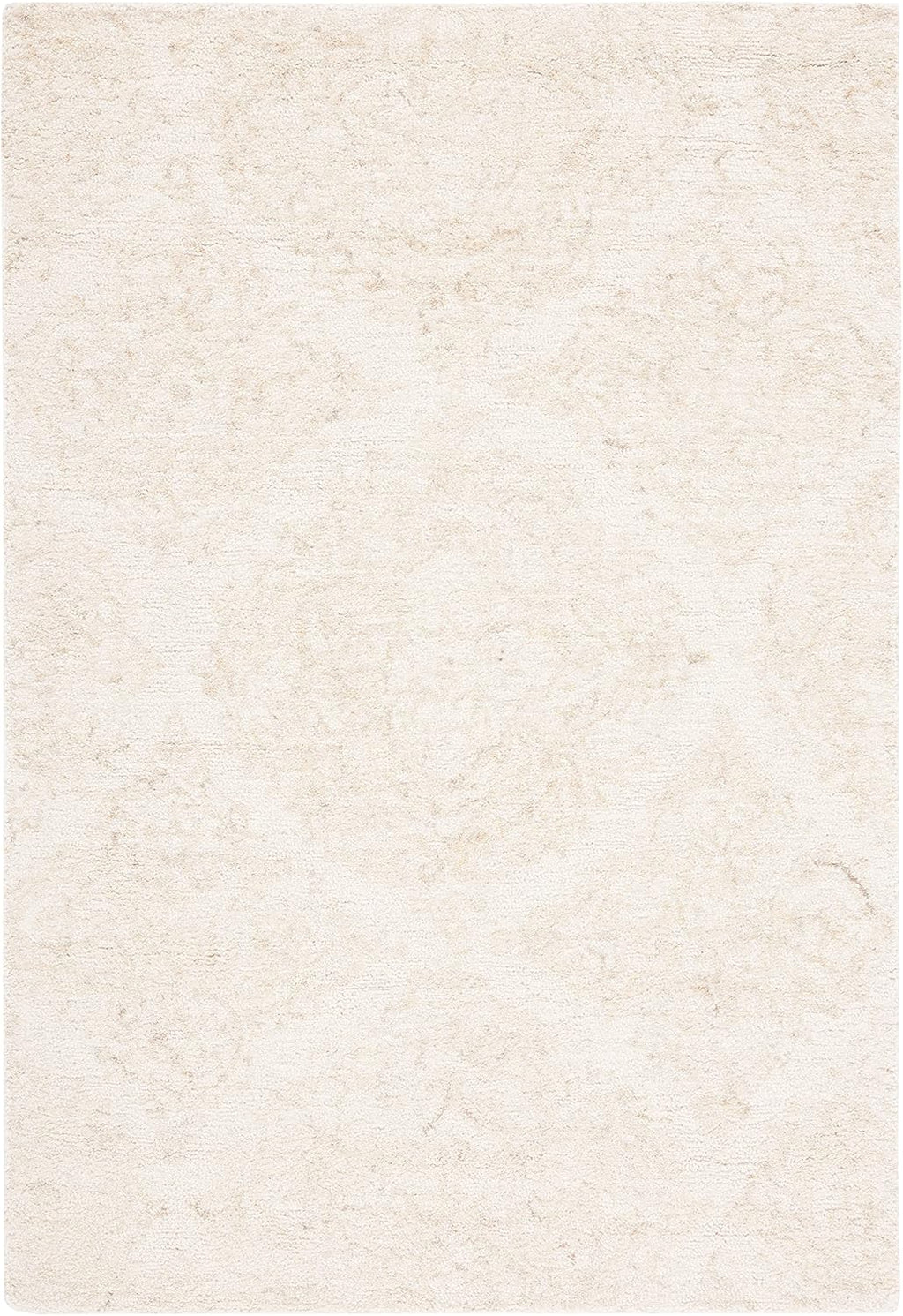 SAFAVIEH Abstract Collection Accent Rug - 2' x 3', Ivory & Beige, Handmade Wool, Ideal for High Traffic Areas in Entryway, Living Room, Bedroom (ABT346B)