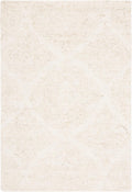 SAFAVIEH Abstract Collection Accent Rug - 2' x 3', Ivory & Beige, Handmade Wool, Ideal for High Traffic Areas in Entryway, Living Room, Bedroom (ABT346B)
