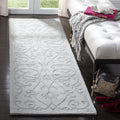 SAFAVIEH Impressions Collection Runner Rug - 2'3' x 12', Grey, Handmade Wool, Ideal for High Traffic Areas in Living Room, Bedroom (IM341B)