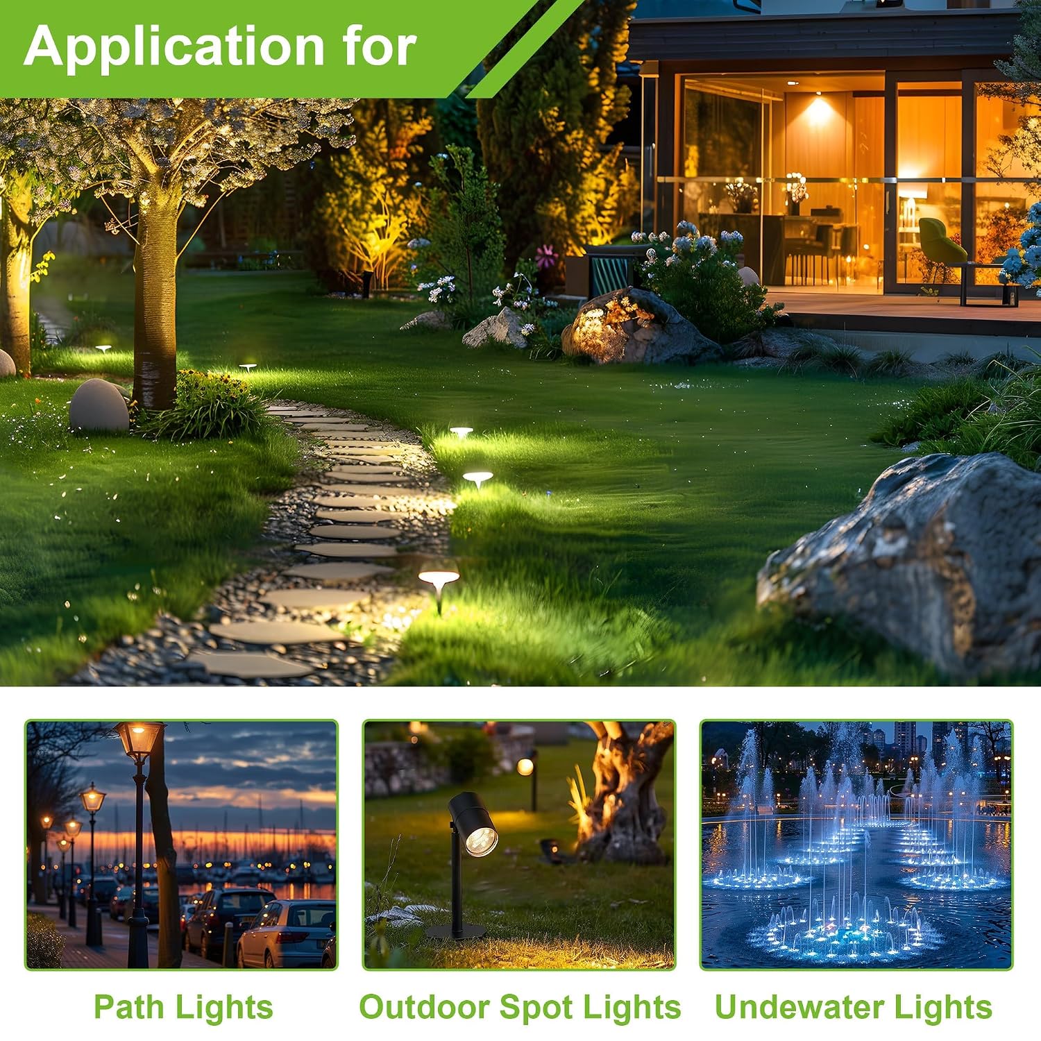 SYSTON 12/2 Low Voltage Landscape Lighting Direct Burial Stranded Wire Cable, 12 Gauge 2 Copper Conductors for Outdoor Spotlight Pathway Lighting and More Low Voltage Applications Use - 400 FT