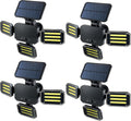 Bionic Floodlight Solar Light Outdoor Waterproof Patio Light Motion Sensor Outdoor Lights w/ Remote Control 3 Heads Wall Lights - Wireless, 50% Brighter-108 COB LED For Lawn, Garden, As Seen On TV