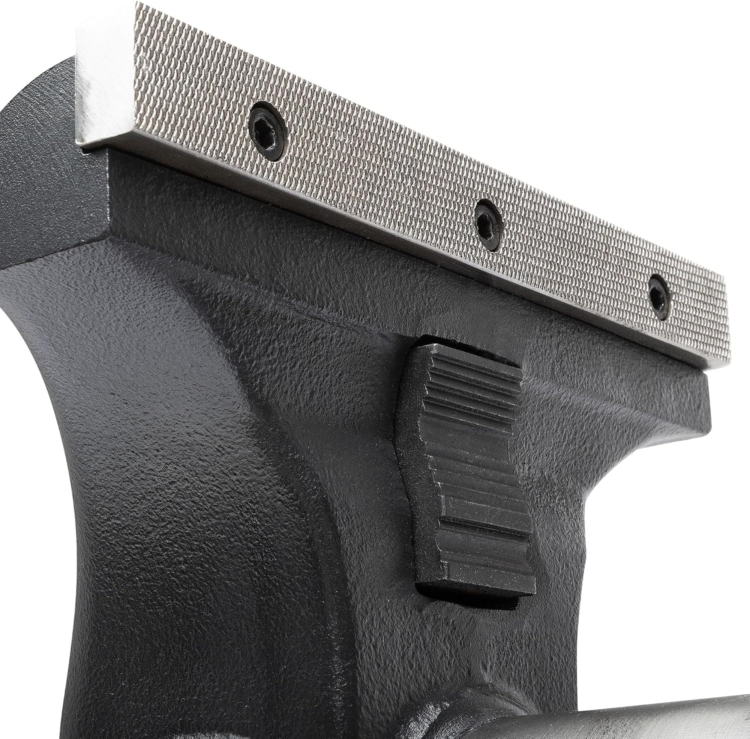 Yost HD1000-C Heavy Duty 10-Inch Mechanics Work Bench Vise | Heavy Duty Woodworking & Metal Work Table with Secure Grip Swivel Base | 60,000 PSI Casting Iron Material with Extra-large Anvil Surface