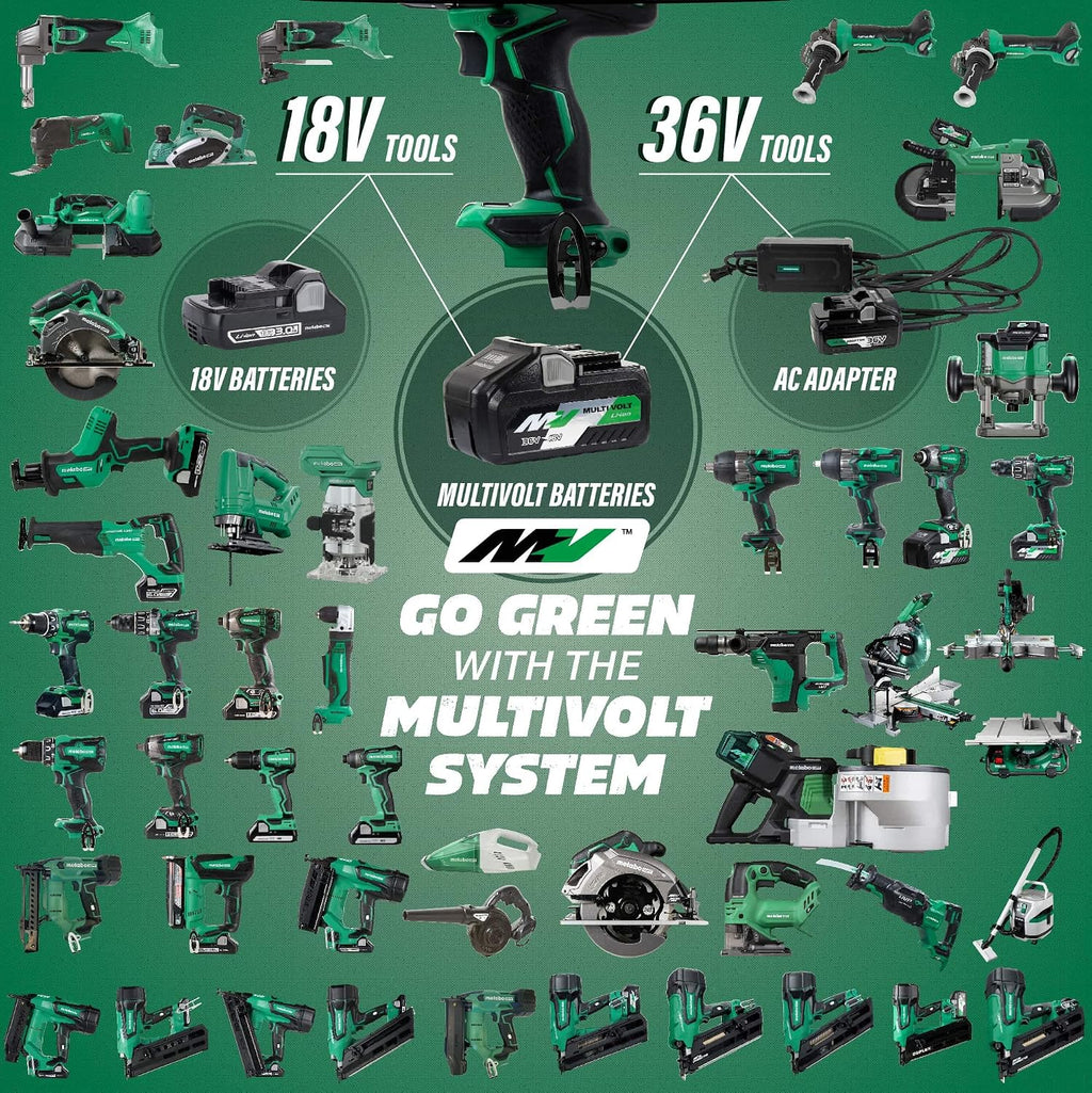 Metabo HPT 36V MultiVolt 10 Inch Table Saw, Cordless Power Saw, Brushless Motor, Precision Bevel Cuts, High Rip Capacity, 10-Inch 40-Tooth Carbide Tipped Blade, Tool Body Only, C3610DRJQ4