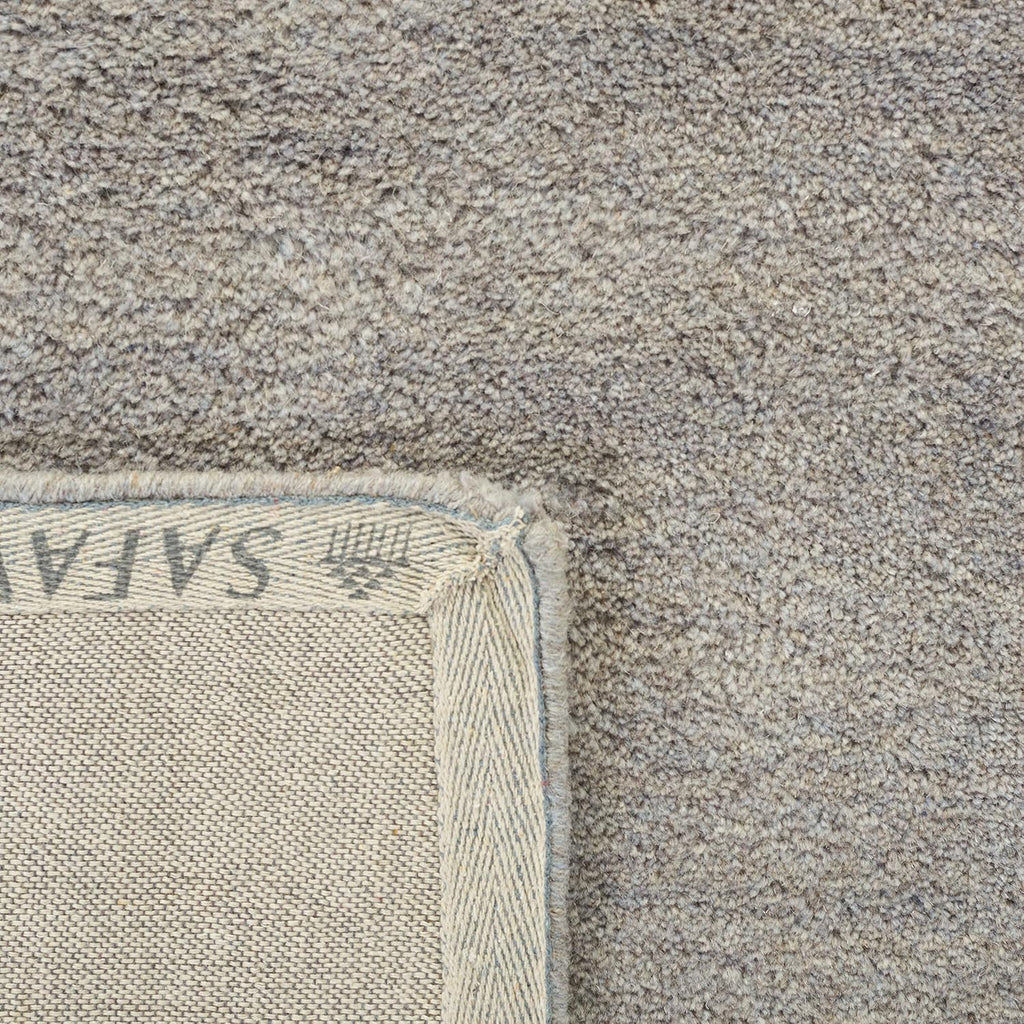 SAFAVIEH Himalaya Collection Runner Rug - 2'3' x 18', Grey, Handmade Wool, Ideal for High Traffic Areas in Living Room, Bedroom (HIM610K)