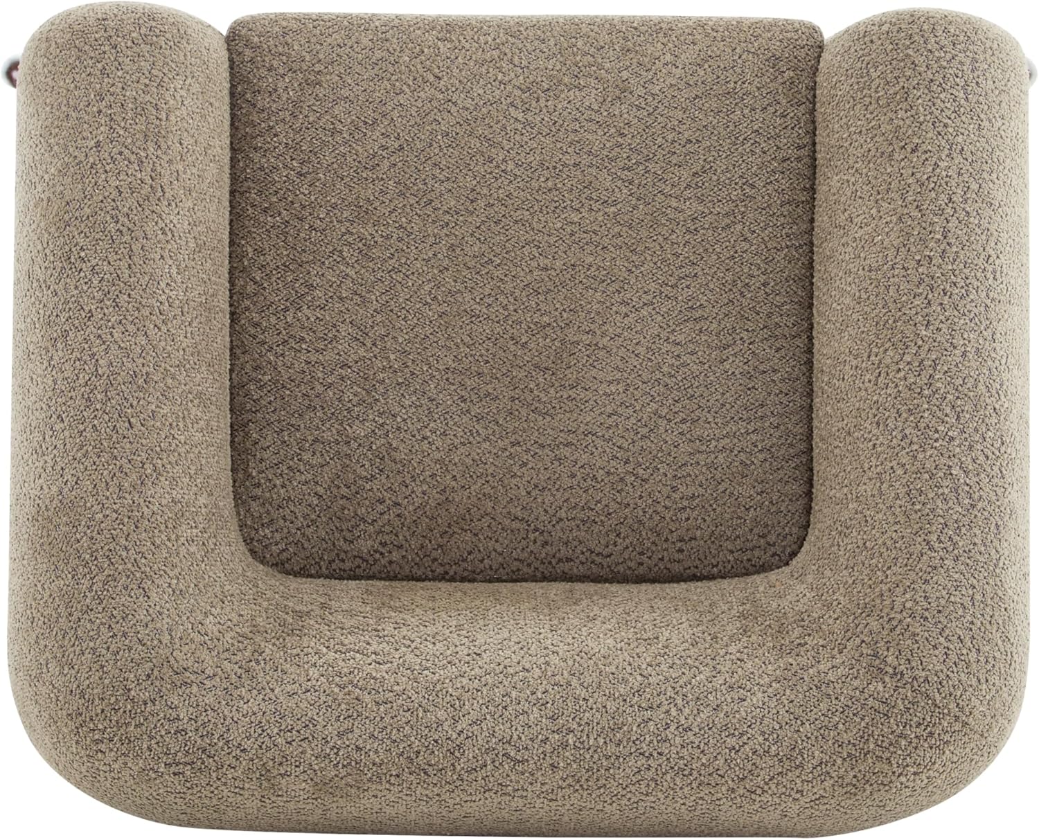 Christopher Knight Home Holly Modern Boucle Fabric Upholstered Club Chair for Living Room, Home Office, Apartment, Relaxing Chair with Removable Cushion and Birch Wood Legs, Light Brown