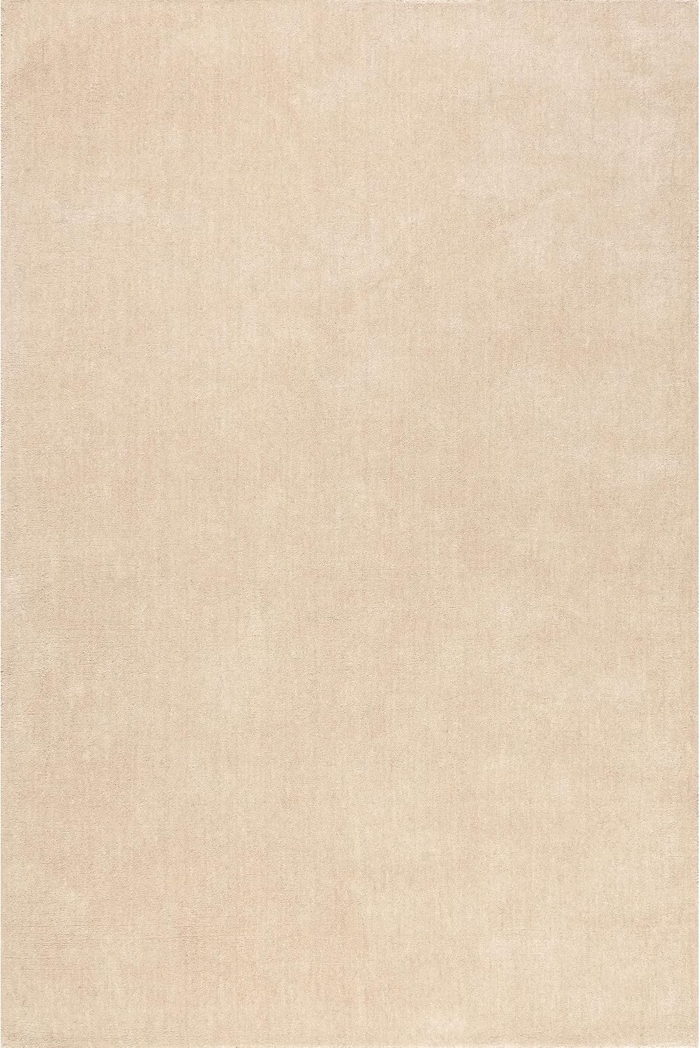 Rugs USA Maru Handmade, Beige, 4' x 6', Solid, Wool, Soft and Cozy, High Traffic, Stain Resistant, Easy Clean, Durable Area Rug for Bedroom, Living Room, Dining Space, Den, Foyer, Entryway