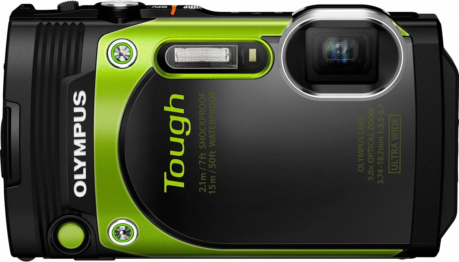 OM SYSTEM Olympus TG-870 Tough Waterproof Digital Camera (Green)