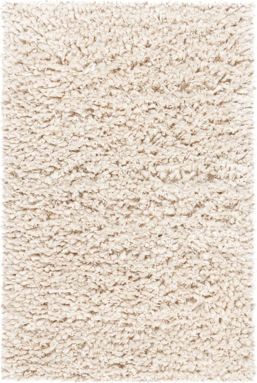 SAFAVIEH Sheep Shag Collection 5' x 8' Ivory SSG212A Handmade 1-inch Thick Area Rug