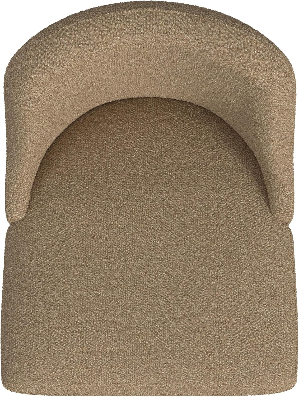 HomePop Hemet Gayle Dining Chair - Brown Boucle (Single Pack)