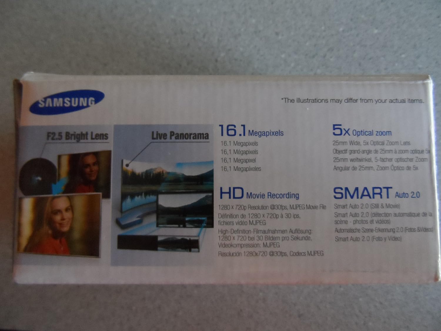 Samsung ST76 16 MP Compact Digital Camera - Black (EC-ST76ZZBPBUS)