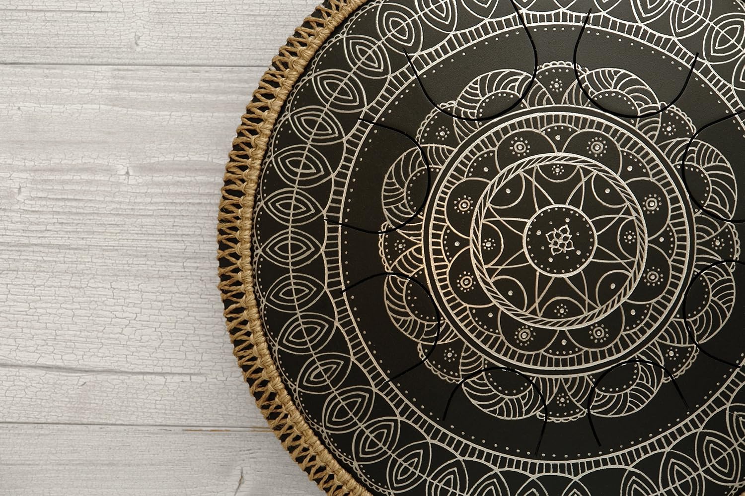 GUDA DRUM Freezbee with Premium design and Soft Rope Decoration