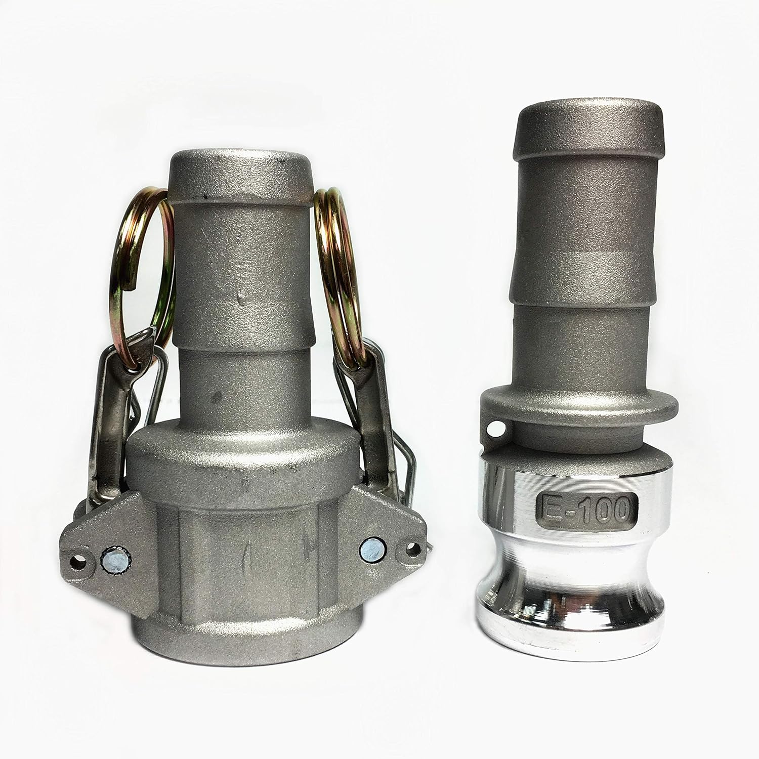 4' In Dia x 50 ft Heavy Duty Flat Lay Sump Pump Discharge and Backwash PVC Hose 4 Bar & Camlocks and Clamps