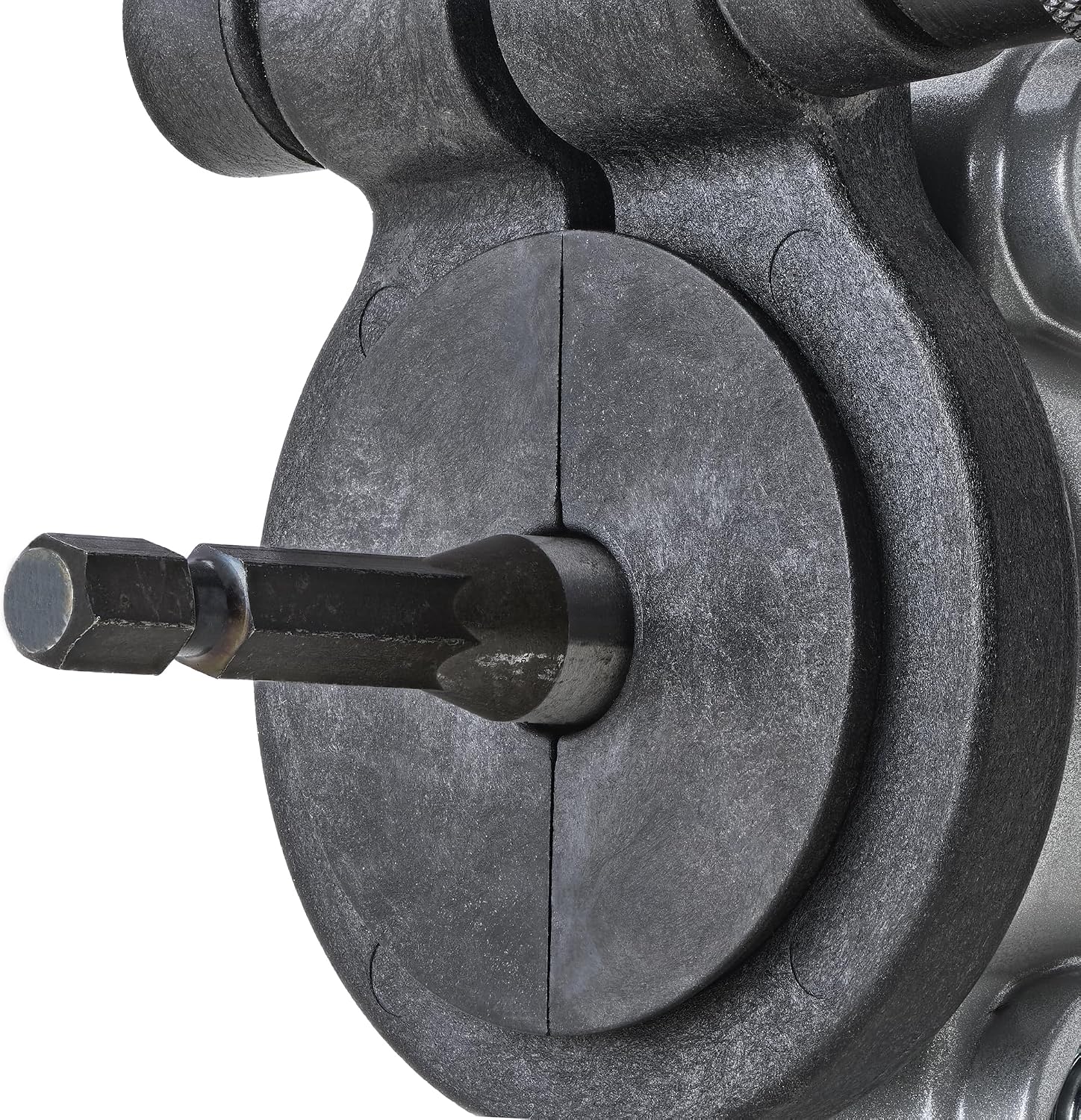 Malco TSHD TurboShear Heavy-Duty Drill Attachment – 18-Gauge Galvanized Steel | 360° Rotating Head | Telescoping Clamp Fits All Drills | Cuts Corrugated Panels, Spiral Duct & Ribs | Made in USA