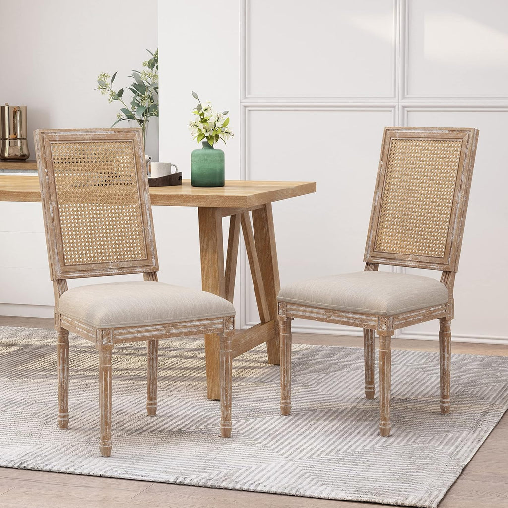 Christopher Knight Home Regina Dining Chair, Wood, Beige + Natural