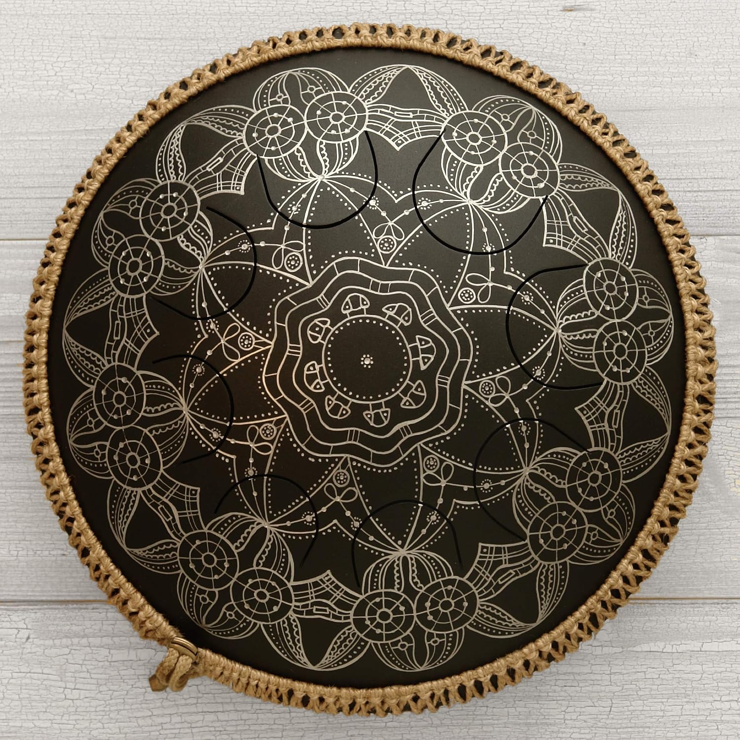 GUDA DRUM Freezbee StarFish with soft Rope Decoration FREE Mallets and Travel Bag. Best Pandrum, Tongue Drum