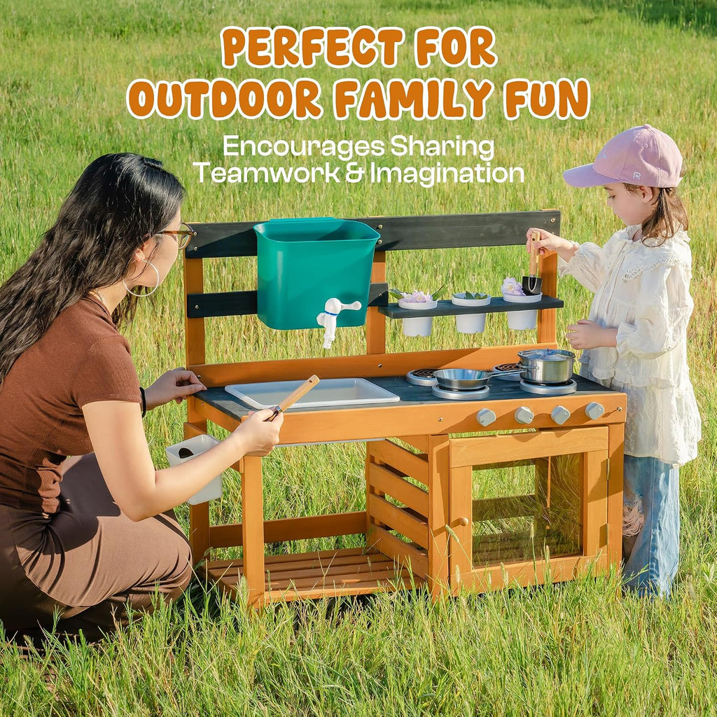 ROBUD Mud Kitchen & Kid Gardening Set,WG426 WRP25