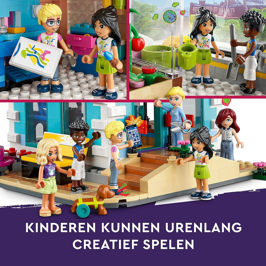 LEGO Friends Heartlake City Community Centre Modular Building Set, Toy Birthday Gift Idea for Kids, Girls, Boys with Art and Recording Studios, Gaming Room Plus Pickle the Dog and More 41748