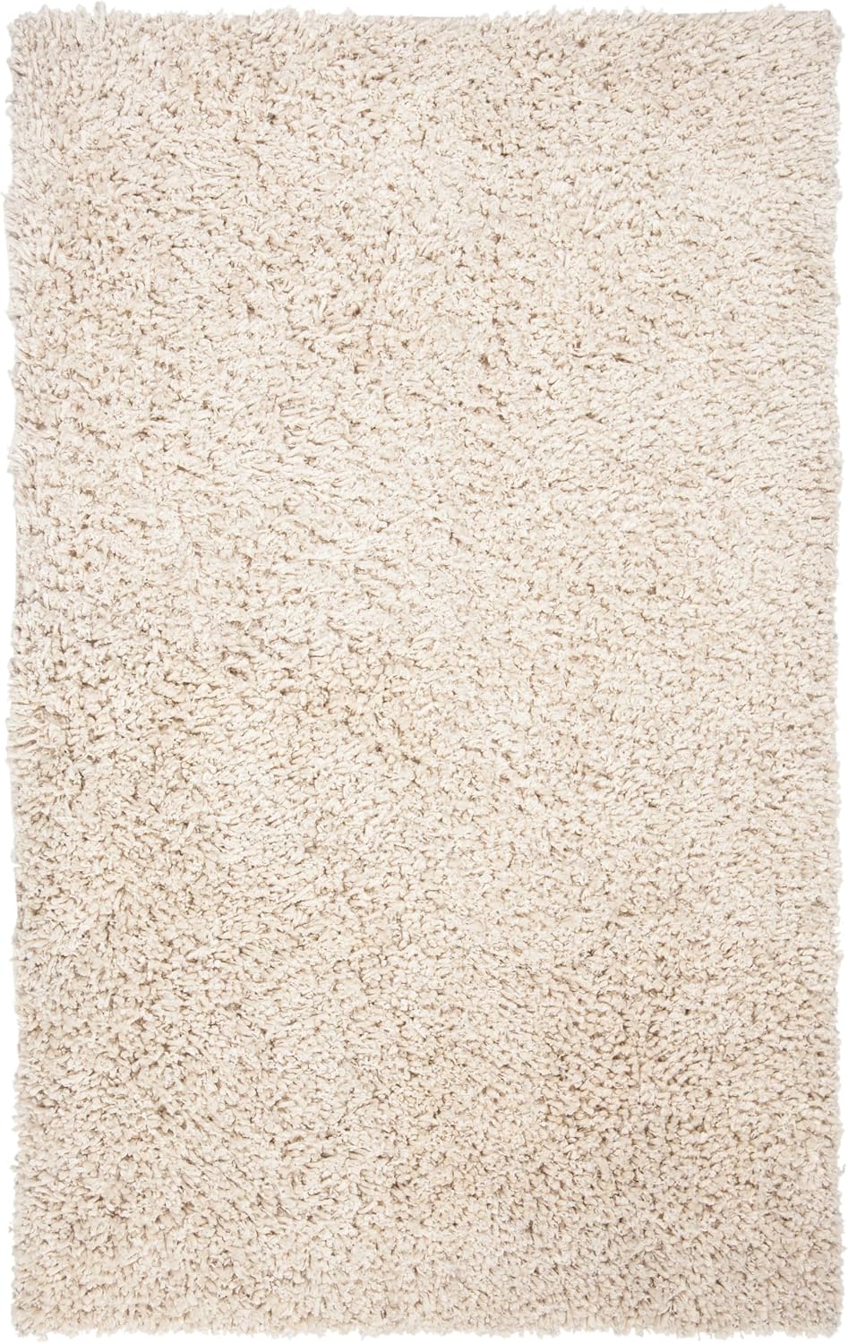 SAFAVIEH Sheep Shag Collection 5' x 8' Ivory SSG212A Handmade 1-inch Thick Area Rug