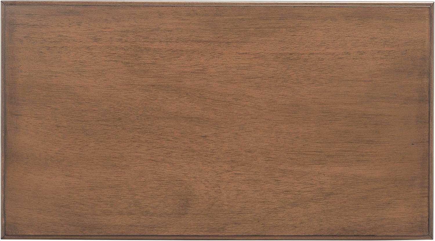 SAFAVIEH Furniture - Athena 3-Drawer Console Table - Brown - Solid Wood - Farmhouse Classic Design - Ideal for Entryway, Living Room, Hallway, 23.5' W x 13' D x 29.5' H (CNS5703C)