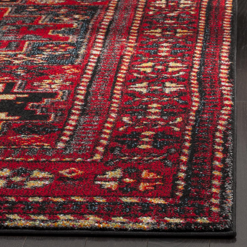 SAFAVIEH Vintage Hamadan Collection X-Large Area Rug - 11' x 15', Red & Multi, Oriental Persian Design, Non-Shedding & Easy Care, Ideal for High Traffic Areas in Living Room, Bedroom (VTH213A)
