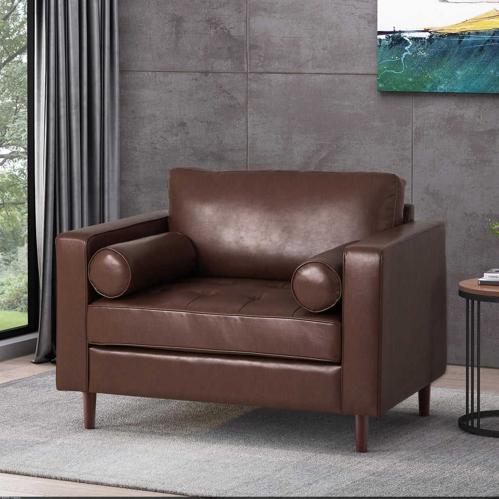 Christopher Knight Home Malinta Club Chair, Medium, Dark Brown + Espresso