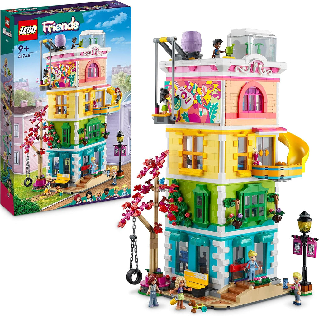 LEGO Friends Heartlake City Community Centre Modular Building Set, Toy Birthday Gift Idea for Kids, Girls, Boys with Art and Recording Studios, Gaming Room Plus Pickle the Dog and More 41748