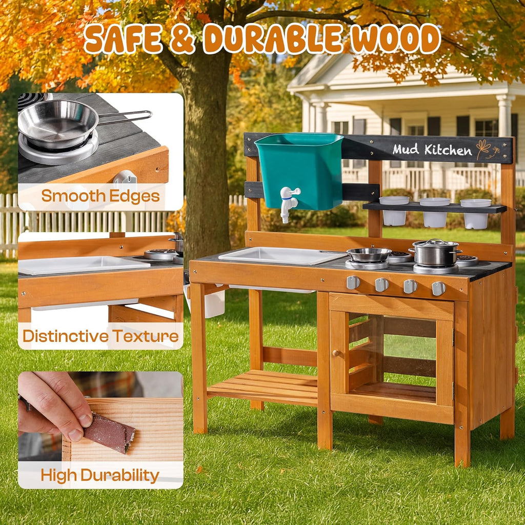 ROBUD Mud Kitchen & Kid Gardening Set,WG426 WRP25