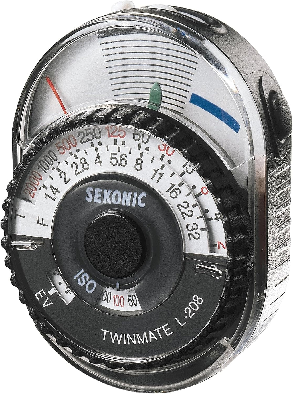 Sekonic L-208 Twin Mate Analog Incident & Reflected Light Meter, Compact Handheld Exposure Meter with Sliding Lumisphere, Shoe Mount, Instant Dial Readout for Film & Digital Photography
