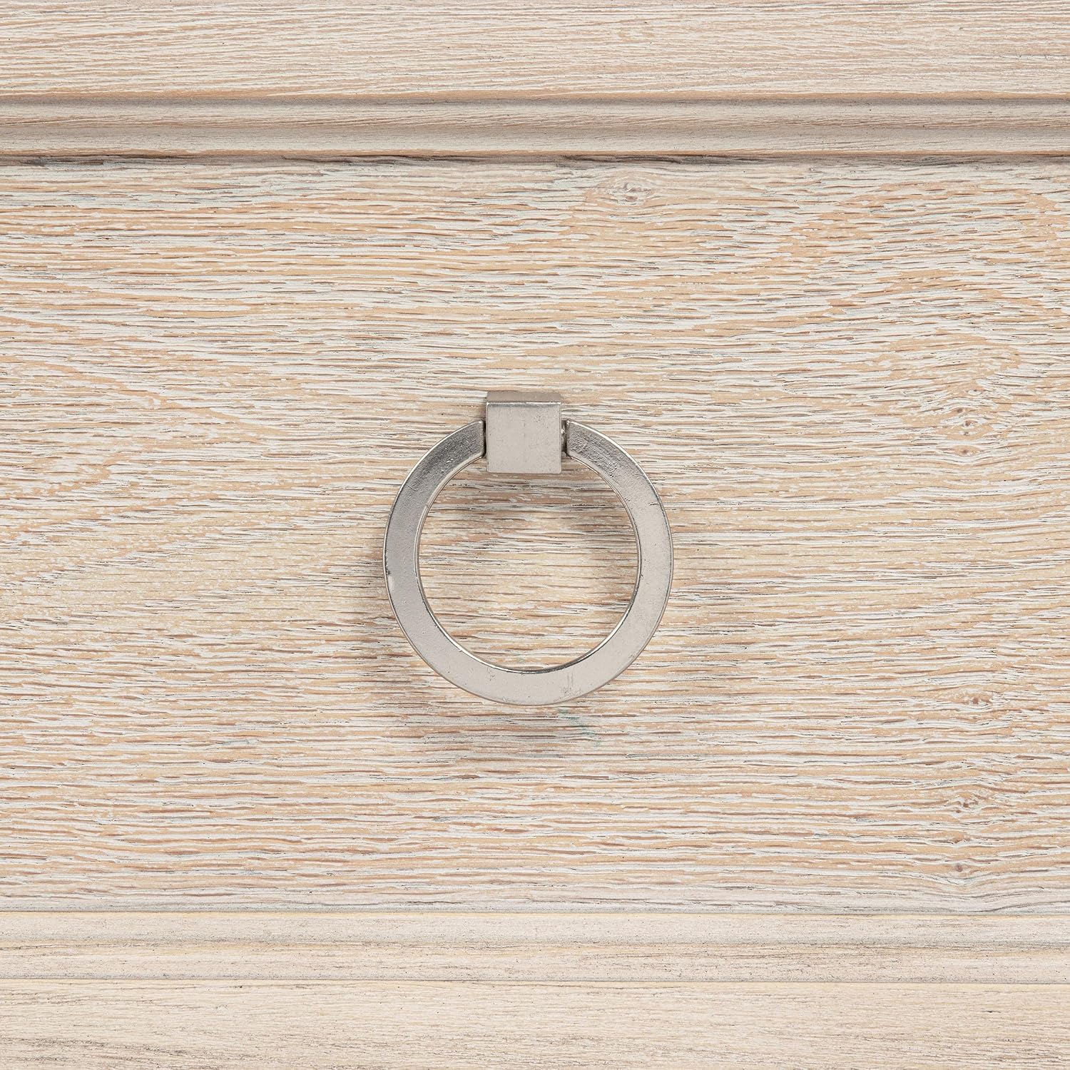 Coaster Home Furnishings - Pembroke - Wood - 5-Drawer Chest of Drawers with Stepped Trim, Ring Pulls, Hidden Storage, Rectangular Profile and Coastal Style - Bedroom - Washed Oak - 215925
