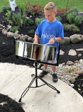 Wetzel Single Lead/Tenor Steel Drum Stand - Tripod Base (Black)