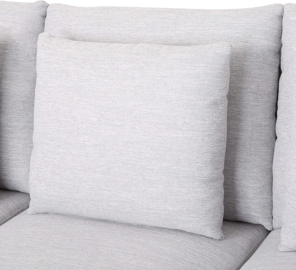 Christopher Knight Home Elliston Sofas, Light Grey + Dark Walnut
