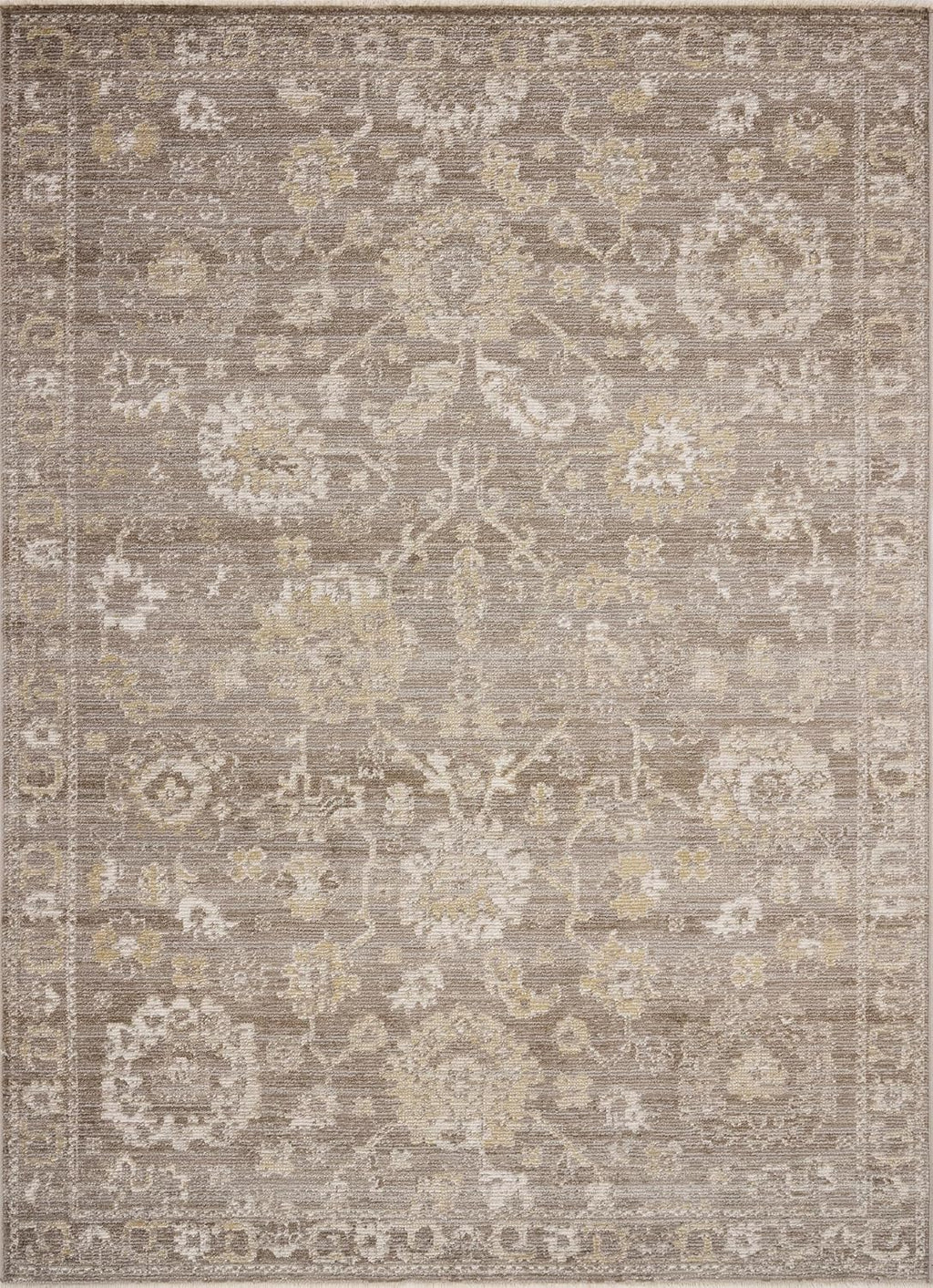 Loloi Magnolia Home by Joanna Gaines Pace Collection PAC-03 Taupe/Wheat 2'-6' x 12'-0' Runner Rug